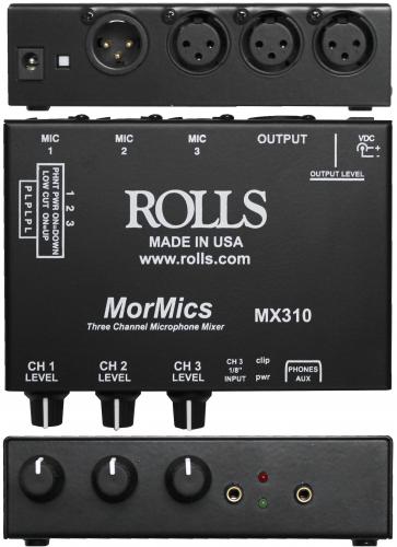 MX310 3 Ch. Mic Mixer/Combiner image